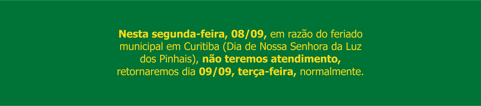 Padroeira de Curitiba 2025