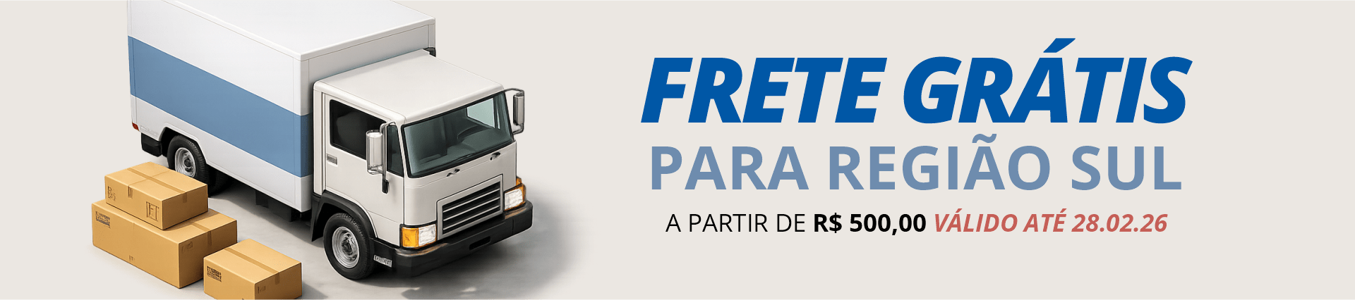 Frete Grátis Região Sul