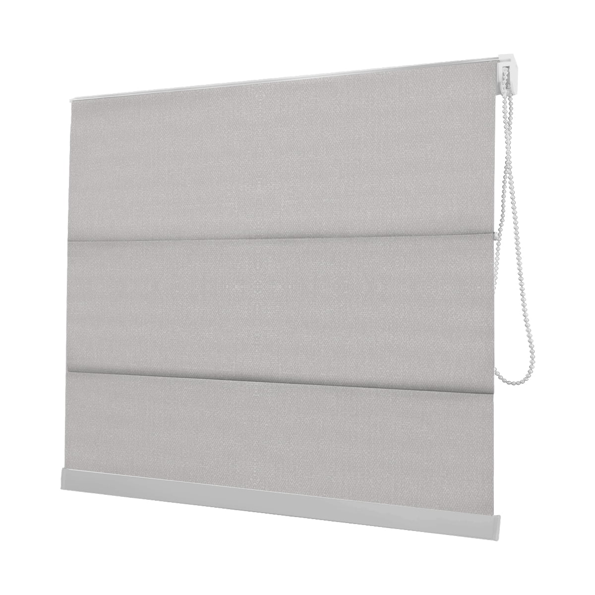 Cortina Romana Cinza Tecido Blackout Coleção Liberty Cor Grey
