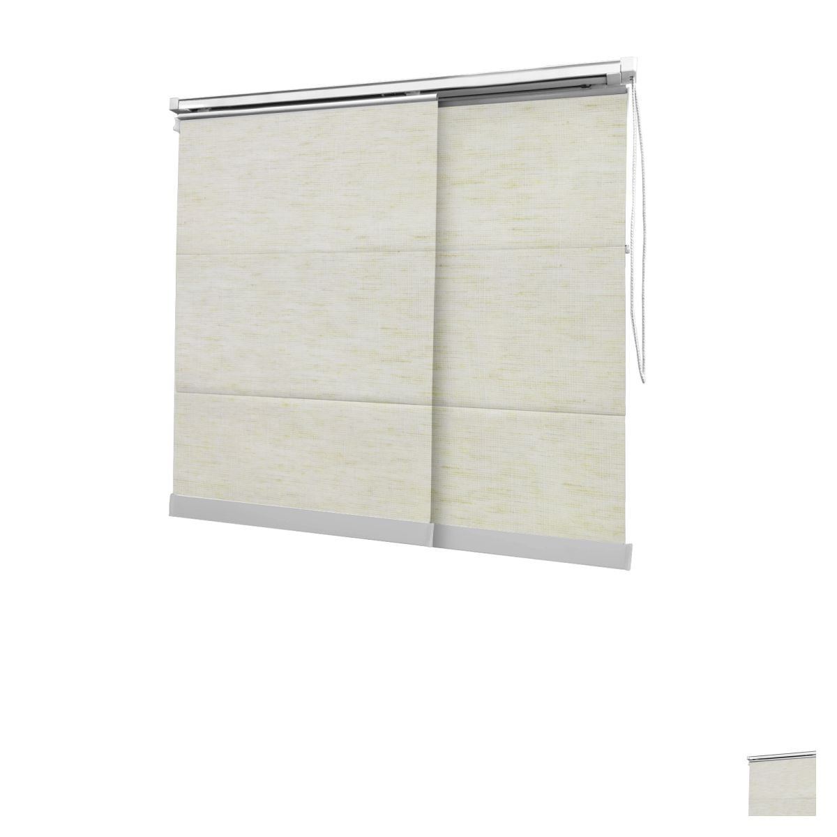 Cortina Painel Natural Tecido Blackout Coleção Linho Cor Mescla