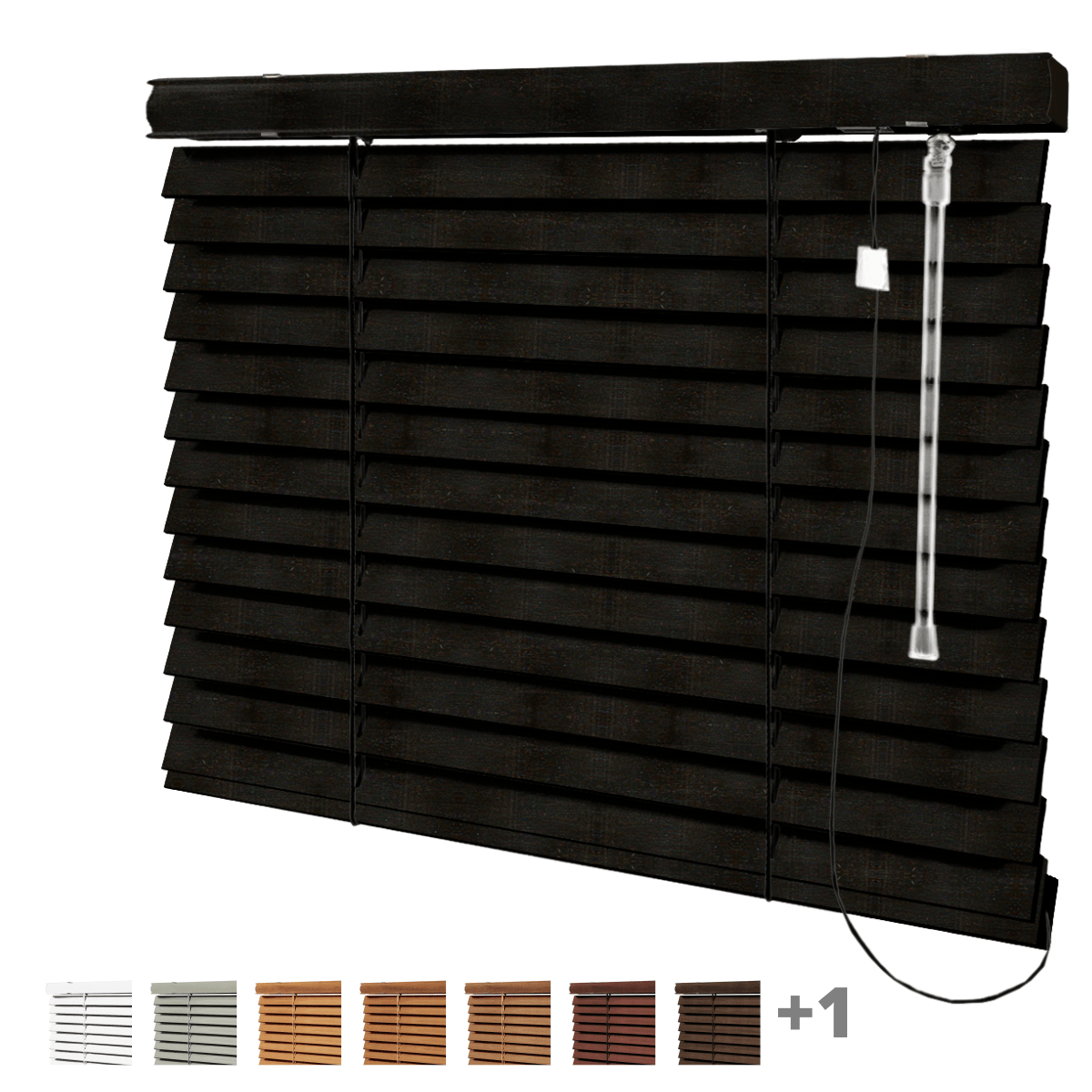 Persiana Horizontal 50mm Madeira Natural