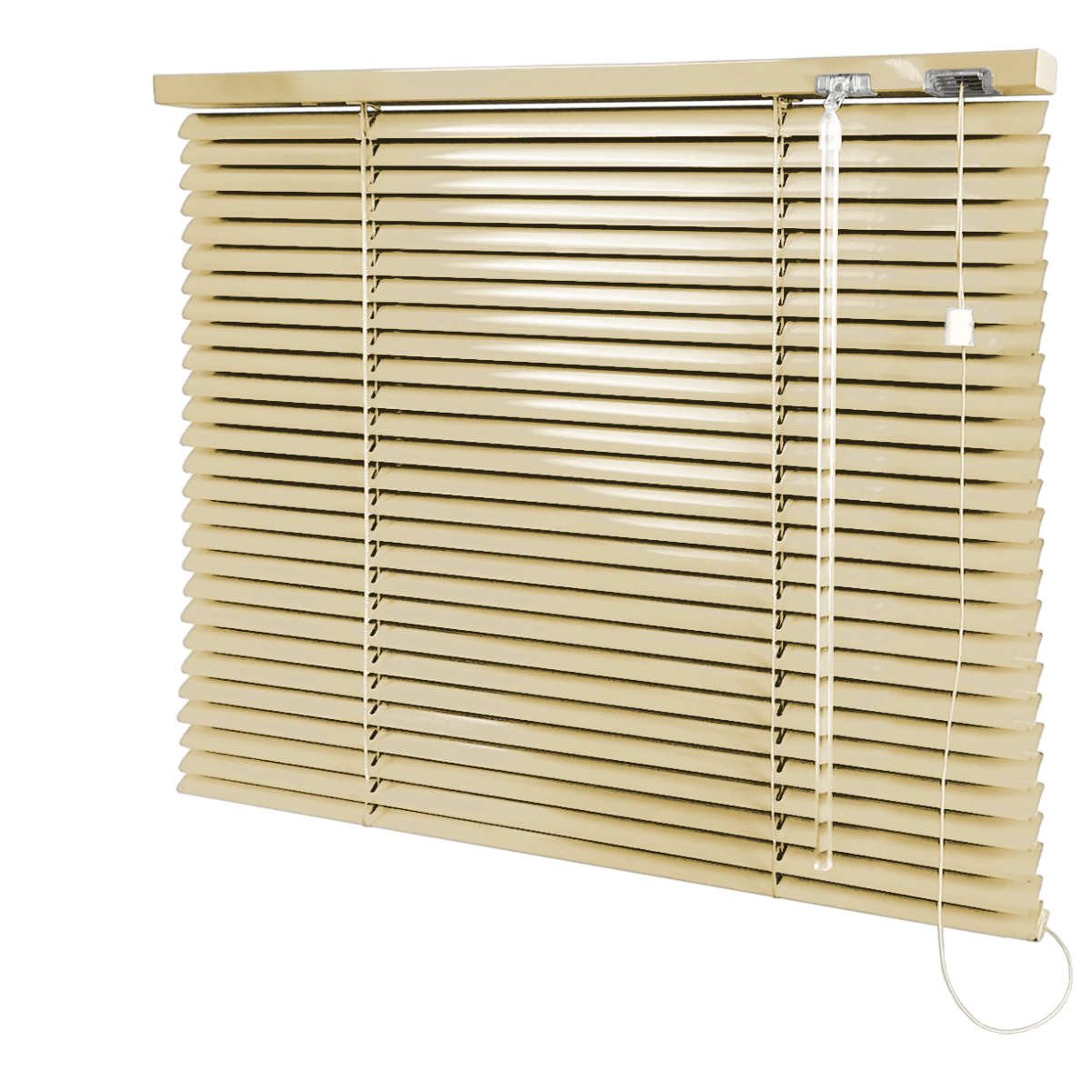 Persiana Horizontal Alumínio Mostarda Coleção 25mm Cor 104