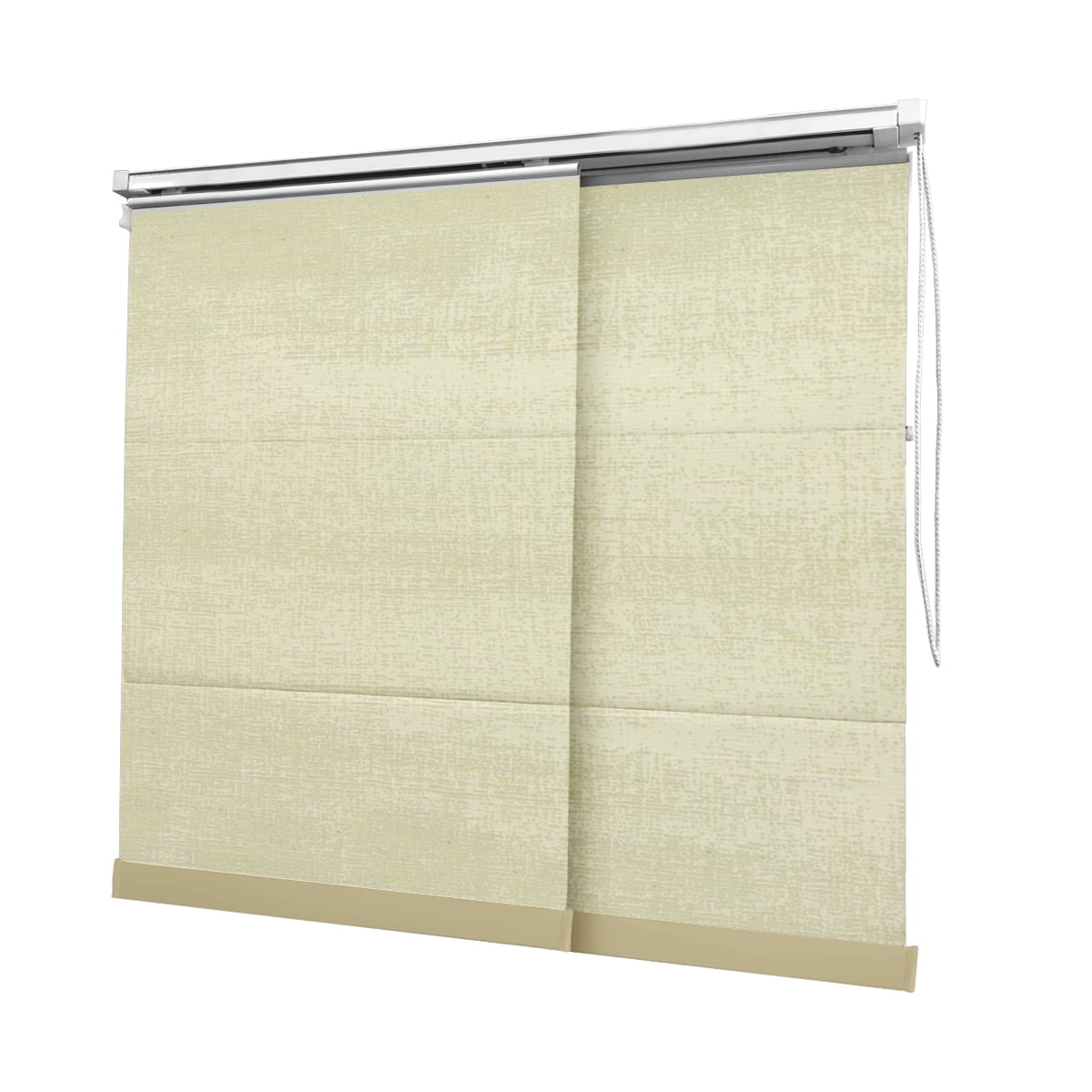 Cortina Painel Bege Tecido Blackout Coleção Stucco Cor Linen
