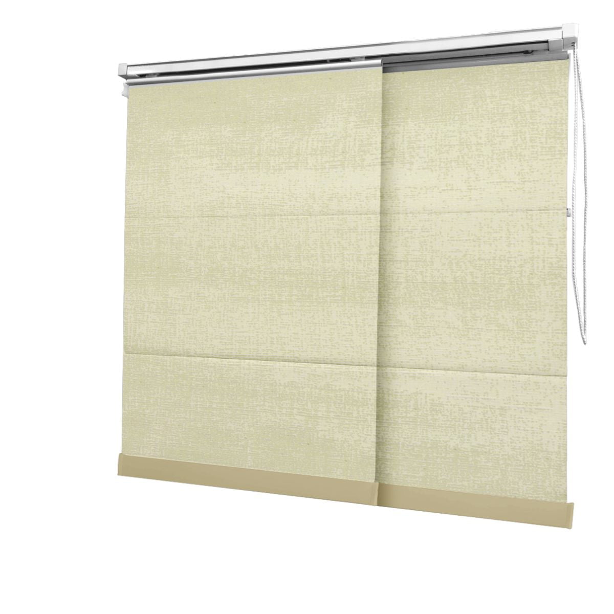 Cortina Painel Bege Tecido Blackout Coleção Stucco Cor Linen