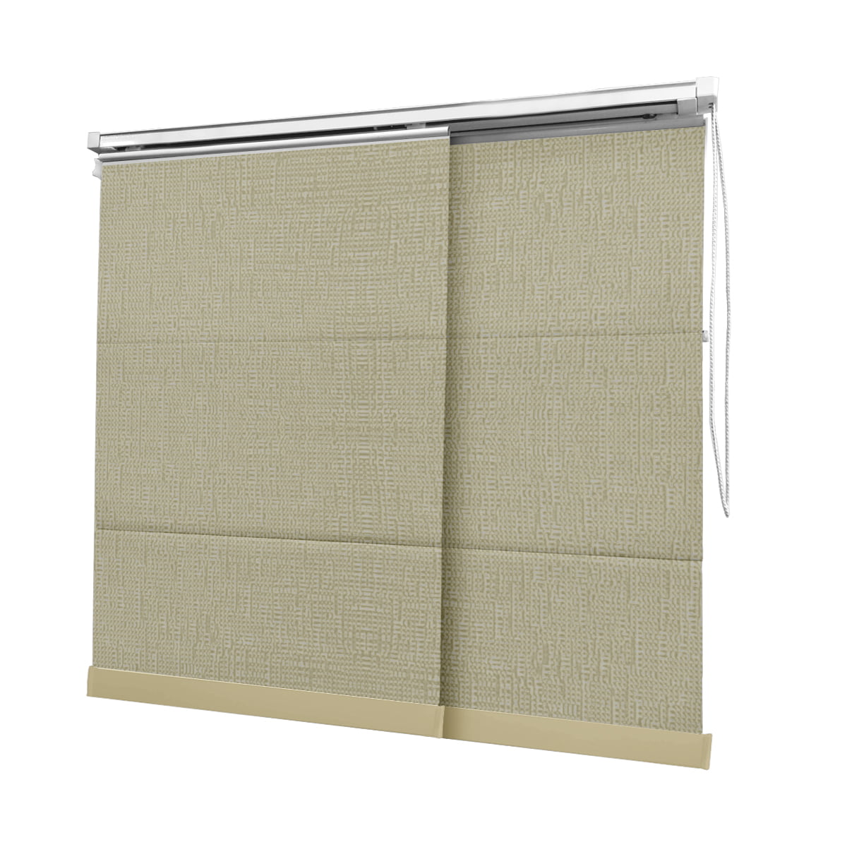 Cortina Painel Bege Tecido Blackout Coleção TJ5661 Cor Beige