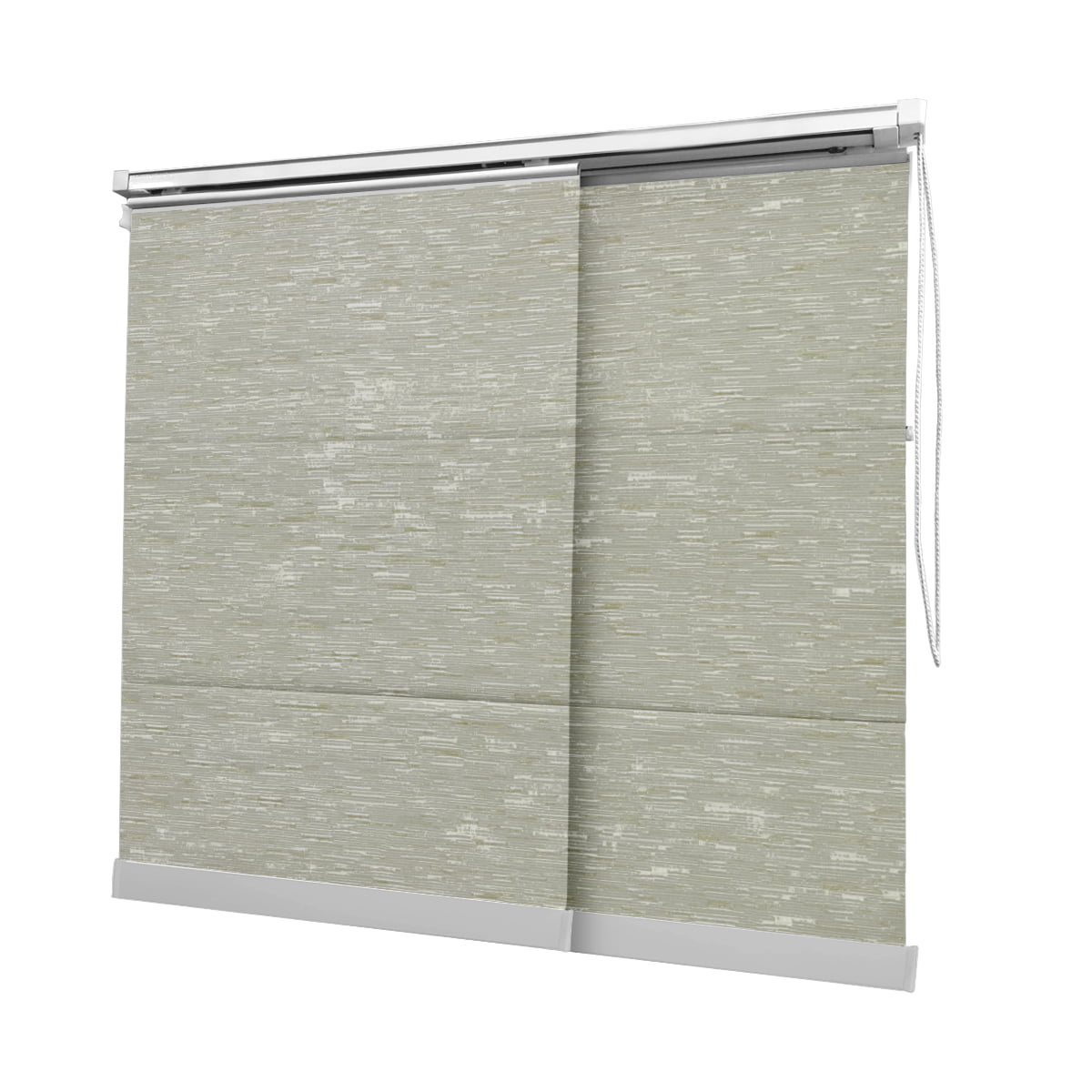 Cortina Painel Bege Tecido Blackout Coleção Tohu Cor Dark Mescla