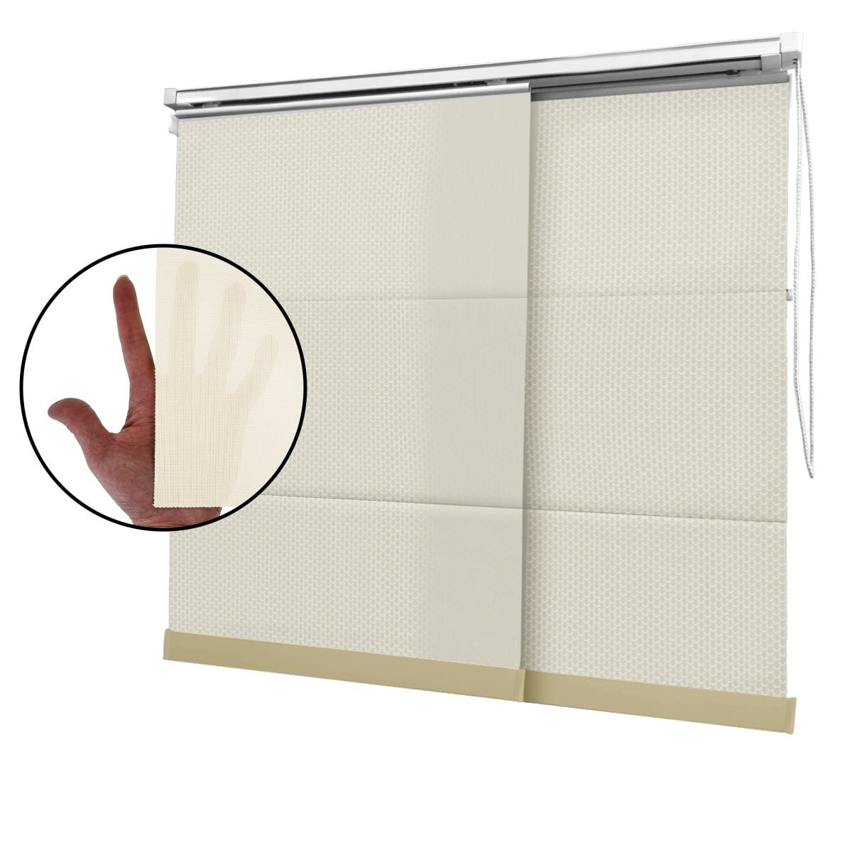Cortina Painel Bege Tecido Tela Solar Coleção Screen 5% Cor Beige