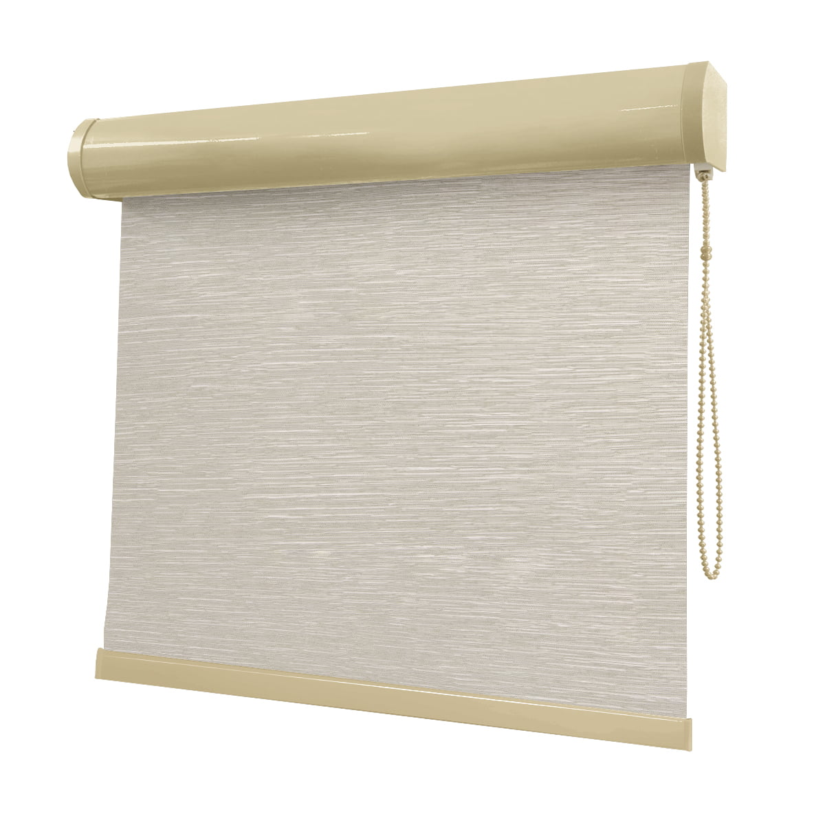 Cortina Rolô Bege Tecido Translúcido Coleção Nápoles Cor Beige