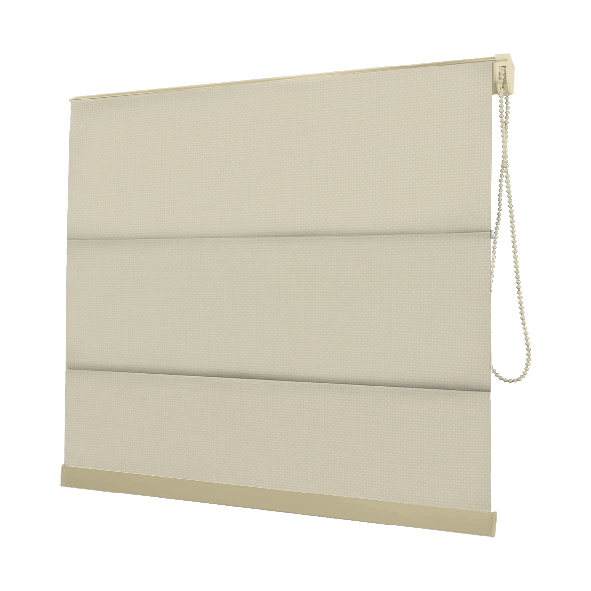 Cortina Romana Bege Tecido Tela Solar Coleção Screen 1% Cor Beige