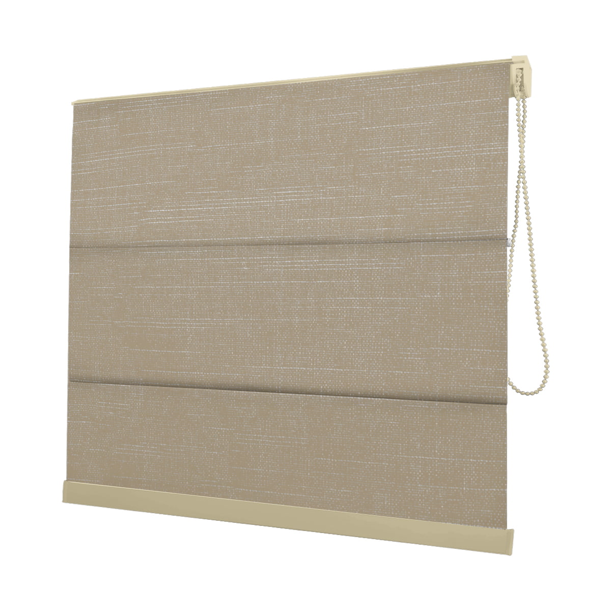 Cortina Romana Bege Tecido Translúcido Coleção Picasso Cor Beige