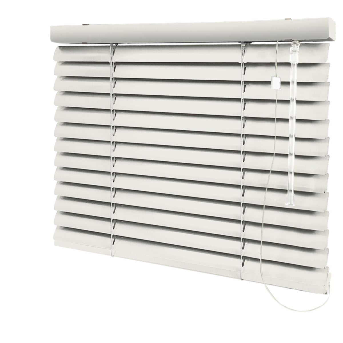 Persiana Horizontal Pvc Bege Coleção Basic 50mm Cor Marfim