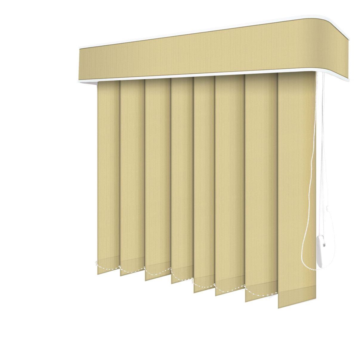 Persiana Vertical Bege Tecido Blackout Coleção AM-4502 Cor 9834