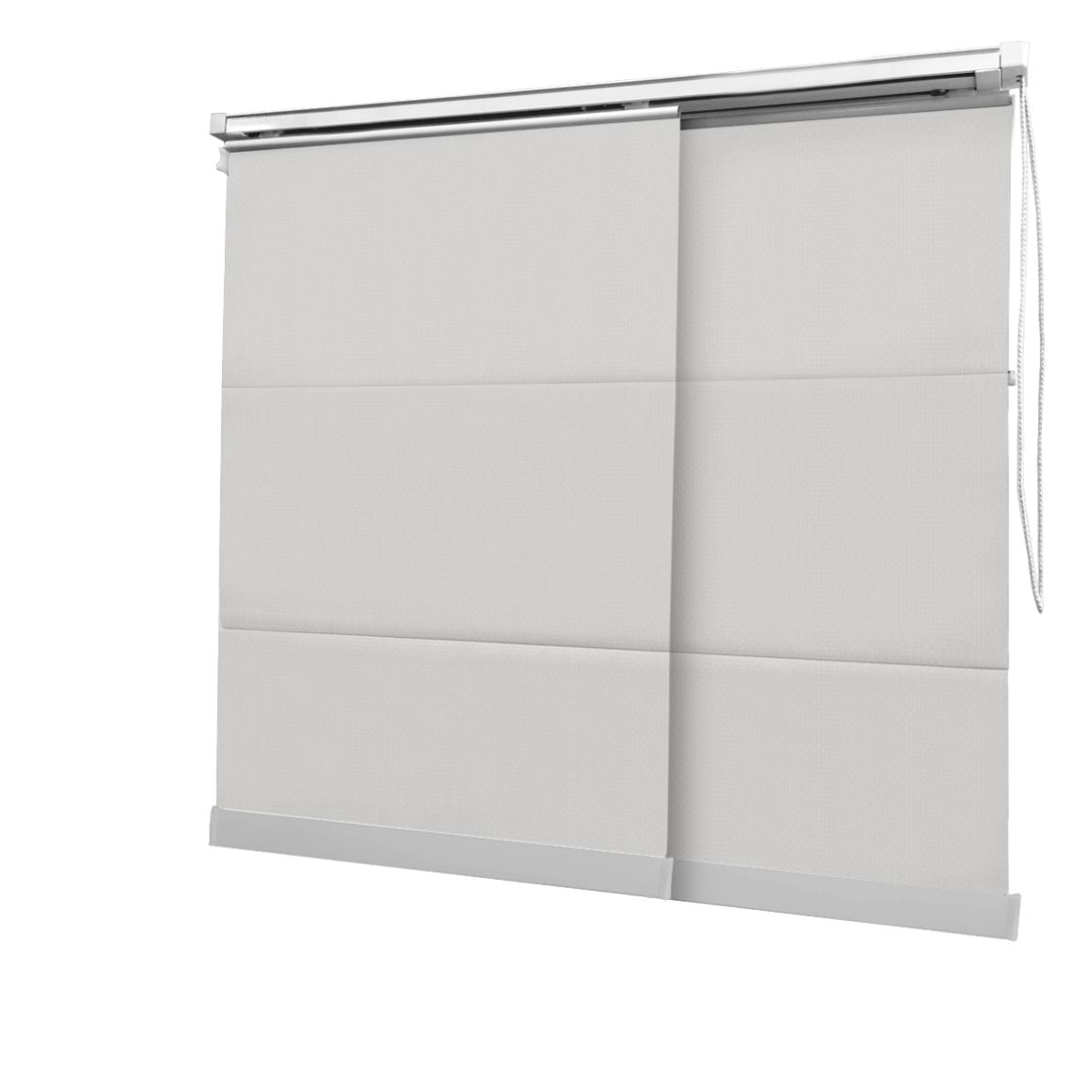 Cortina Painel Branca Tecido Blackout Coleção Pinpoint Cor White