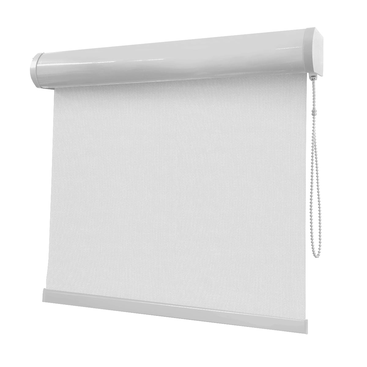 Cortina Rolô Branca Tecido Blackout Coleção Picasso Cor White