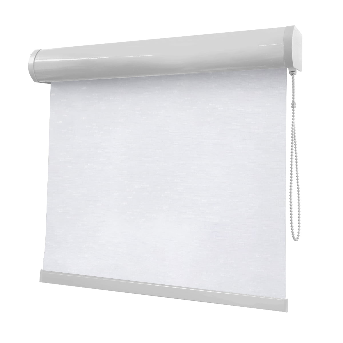 Cortina Rolô Branca Tecido Blackout Coleção Tohu Cor White
