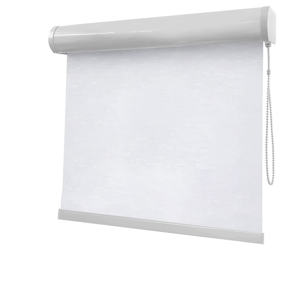 Cortina Rolô Branca Tecido Blackout Coleção Tohu Cor White