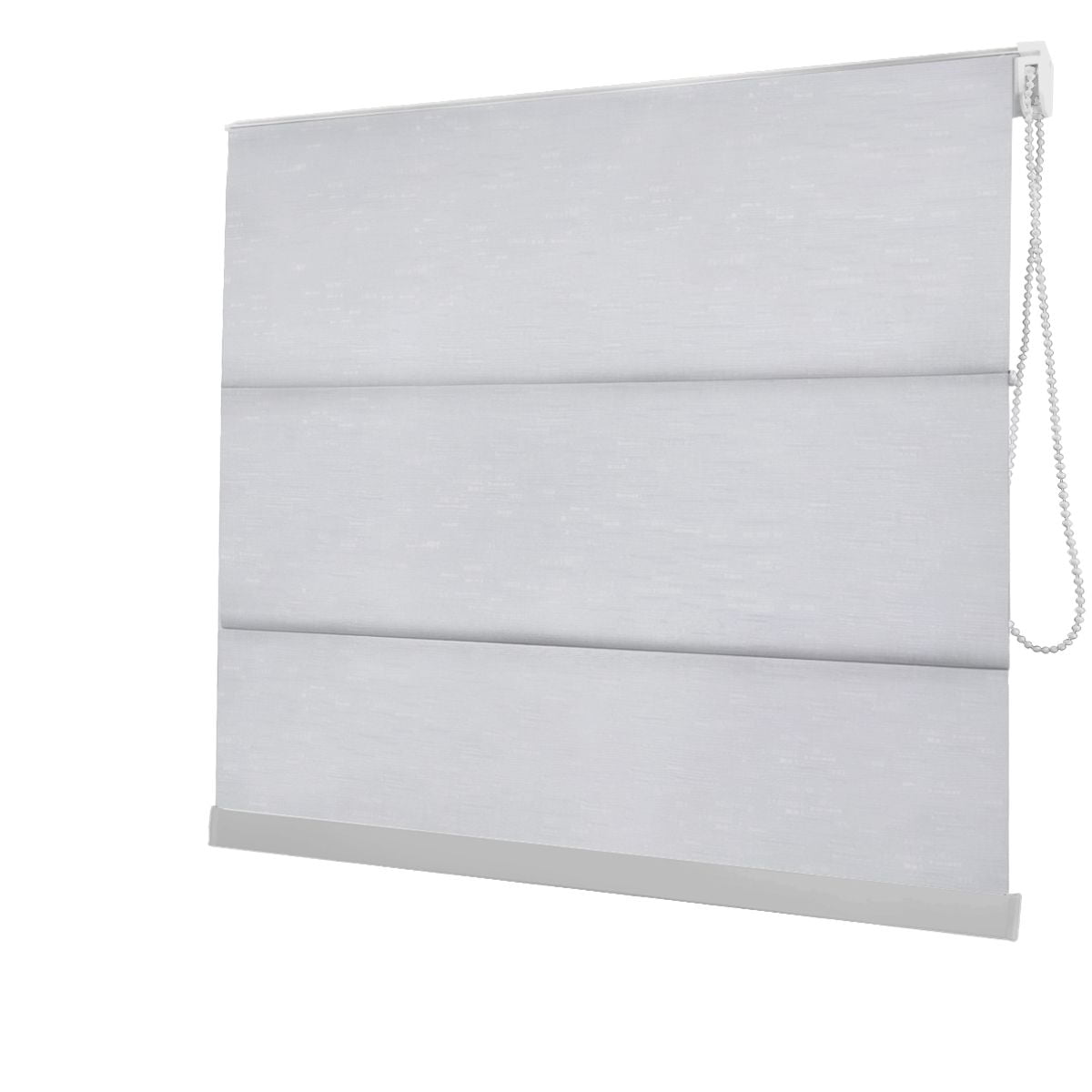 Cortina Romana Branca Tecido Blackout Coleção Tohu Cor White