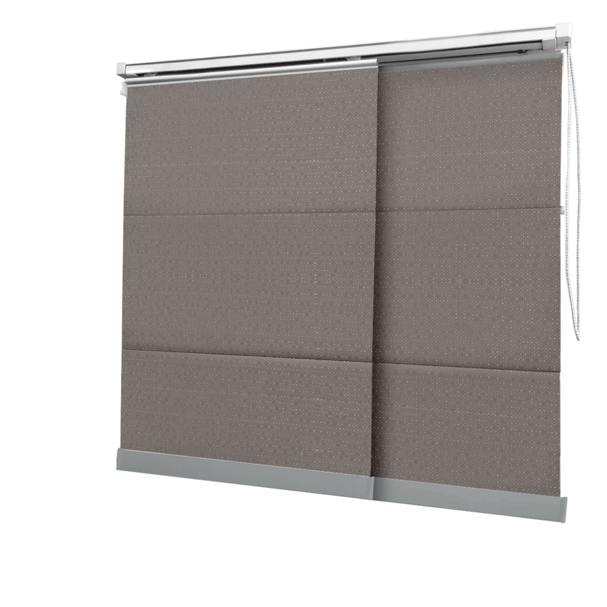 Cortina Painel Marrom Tecido Blackout Coleção Hannover Cor Sand