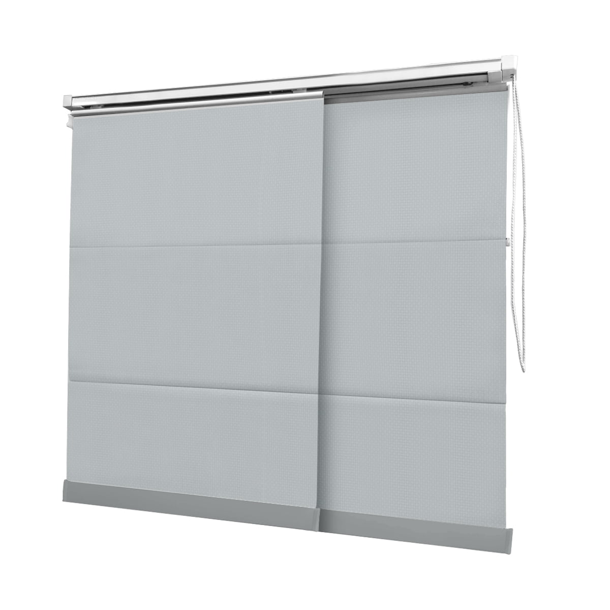 Cortina Painel Cinza Tecido Blackout Coleção Pinpoint Cor Cinza Escuro