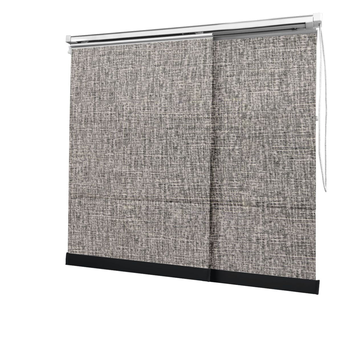 Cortina Painel Cinza Tecido Blackout Coleção Stucco Cor Stone