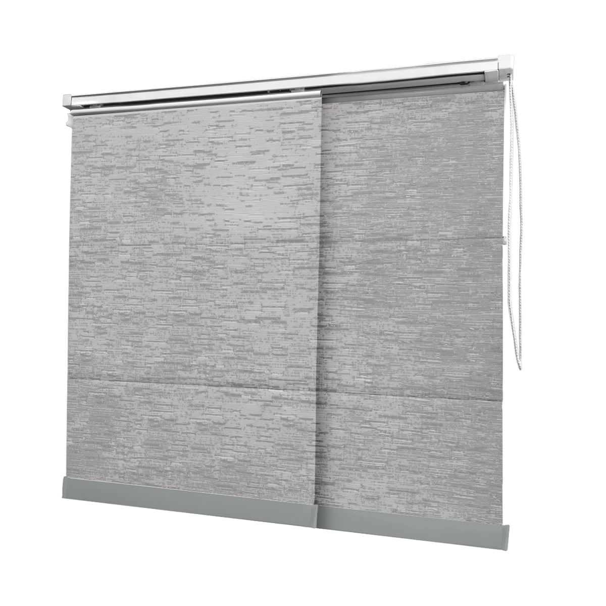 Cortina Painel Cinza Tecido Blackout Coleção Tohu Cor Silver