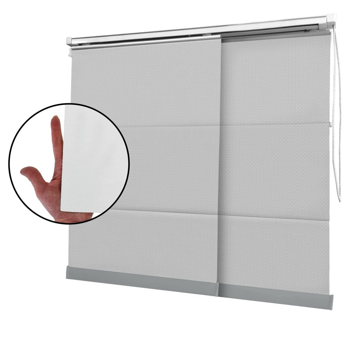 Cortina Painel Cinza Tecido Tela Solar Coleção Screen 1% Cor Grey