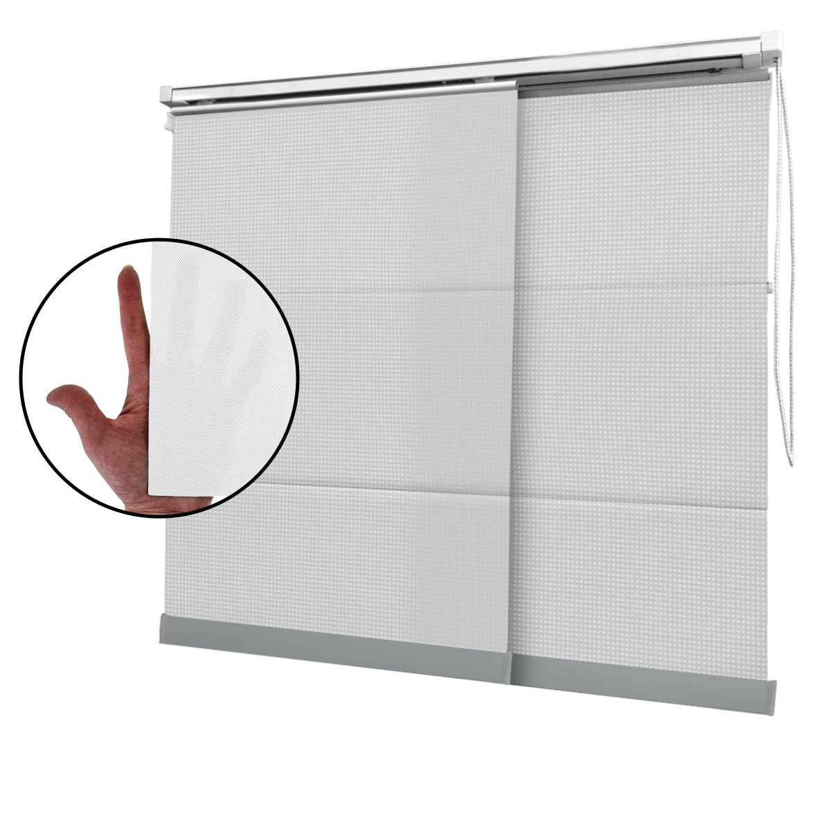 Cortina Painel Cinza Tecido Tela Solar Coleção Screen 3% Cor Grey