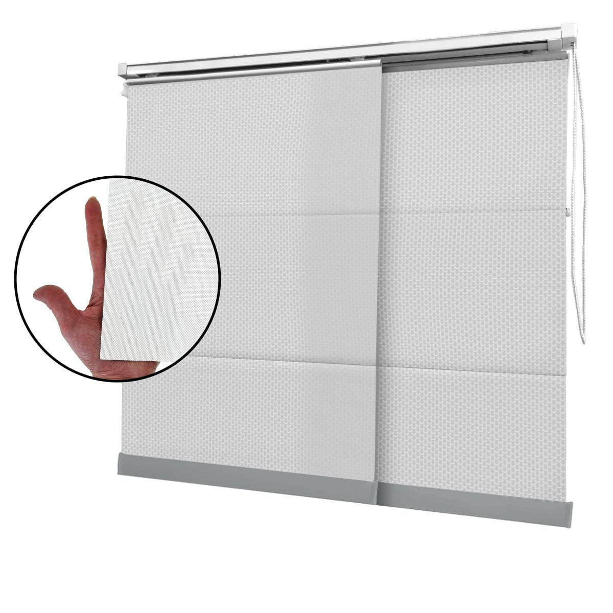 Cortina Painel Cinza Tecido Tela Solar Coleção Screen 5% Cor Grey