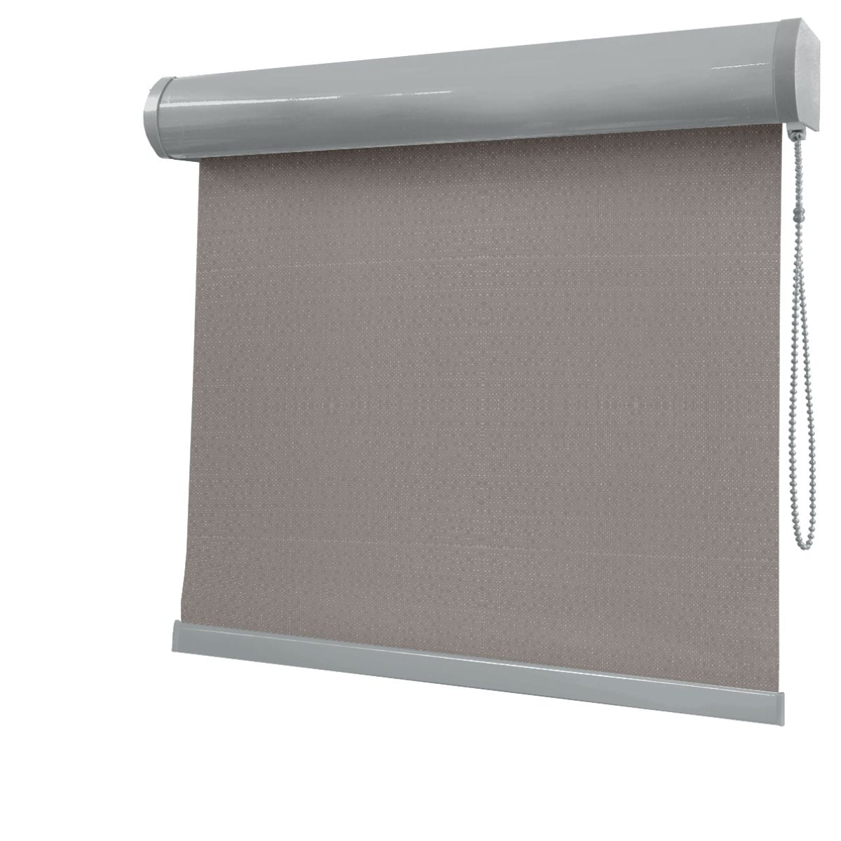 Cortina Rolô Marrom Tecido Blackout Coleção Hannover Cor Sand