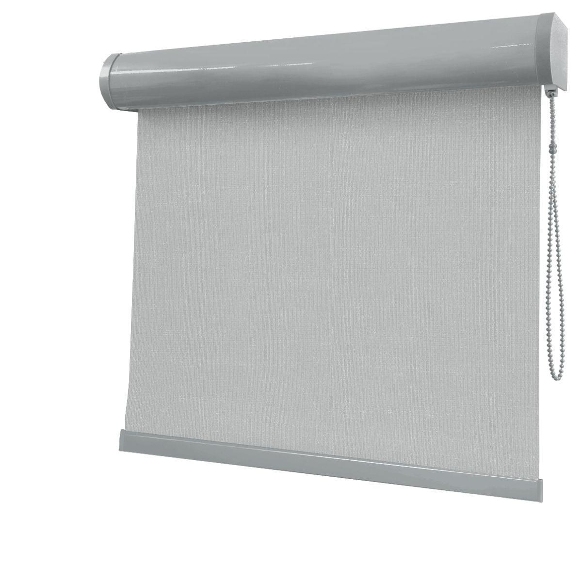 Cortina Rolô Cinza Tecido Blackout Coleção Picasso Cor Grey