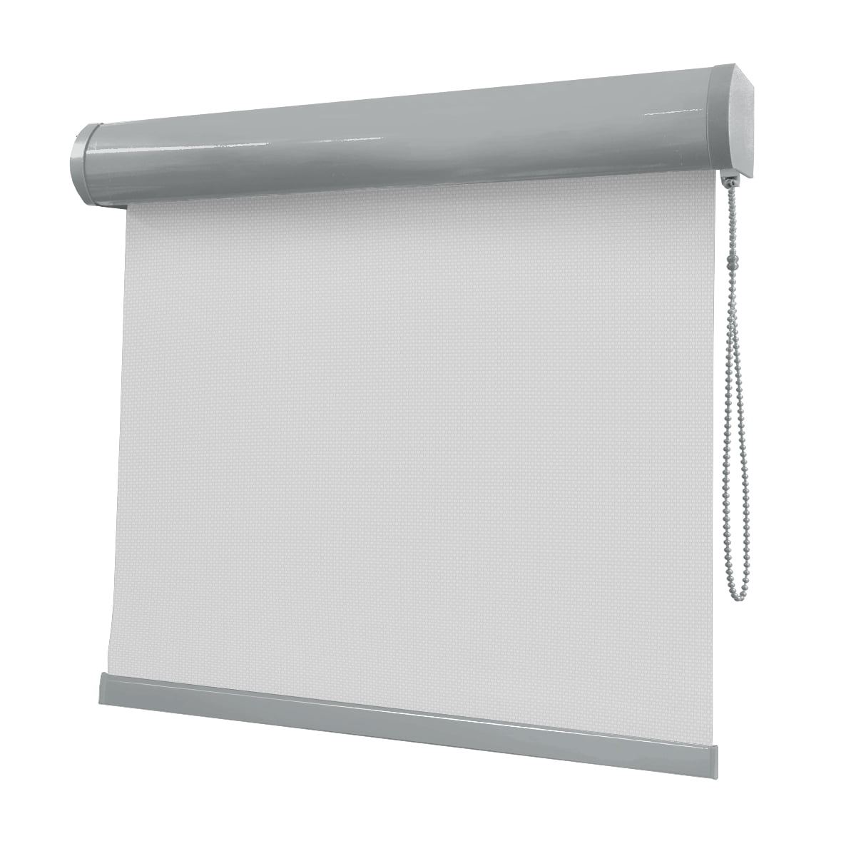 Cortina Rolô Cinza Tecido Tela Solar Coleção Screen 1% Cor Grey