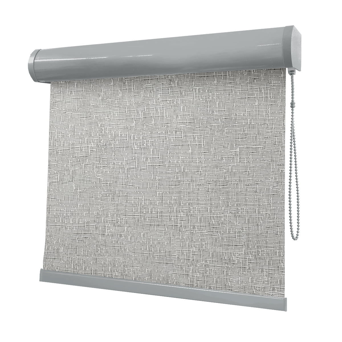 Cortina Rolô Cinza Tecido Translúcido Coleção TJ5661 Cor Grey