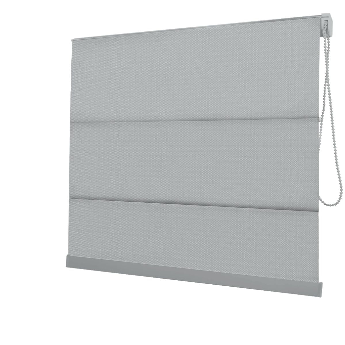 Cortina Romana Cinza Tecido Blackout Coleção Denver Cor Grey