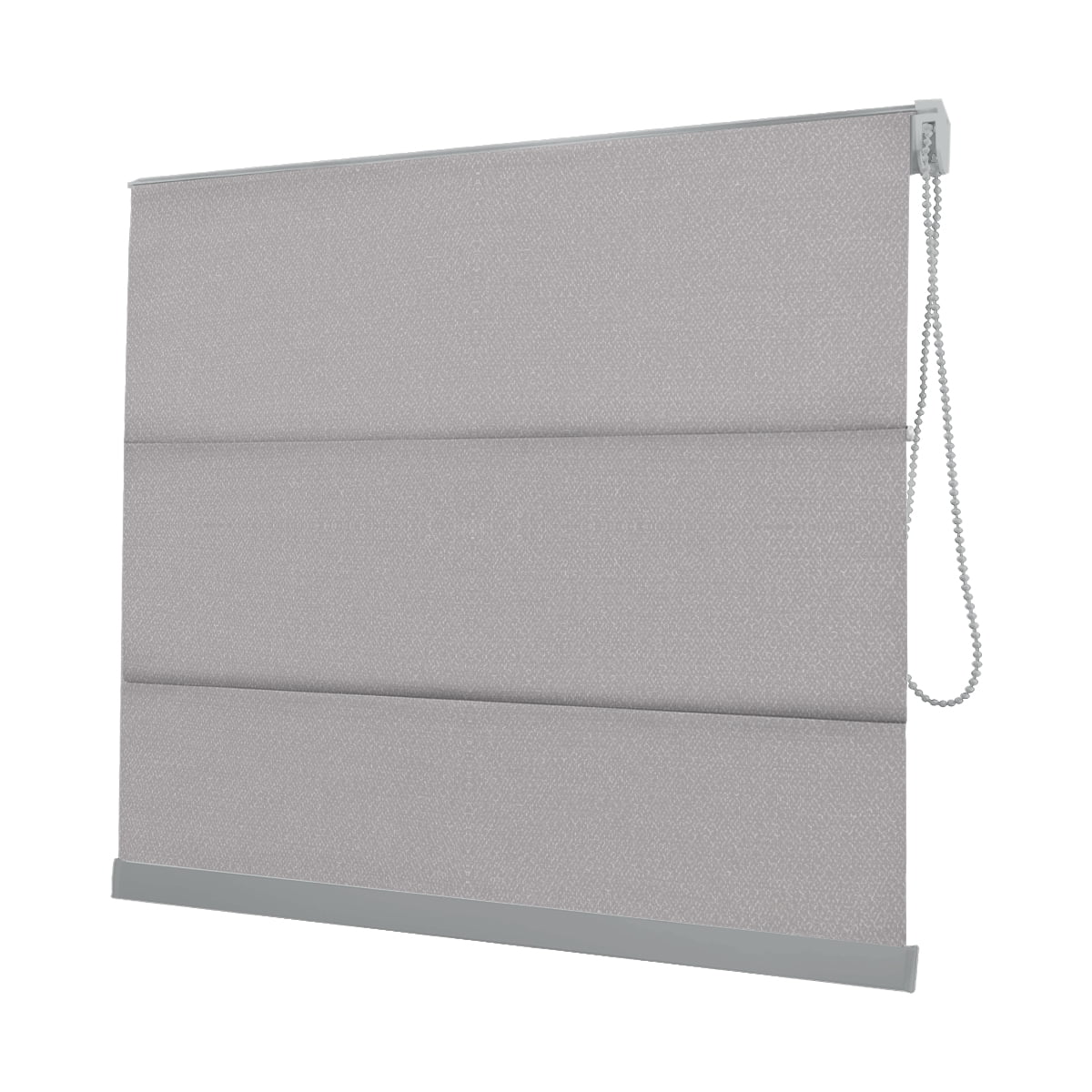 Cortina Romana Cinza Tecido Blackout Coleção Ducatti Cor Grey