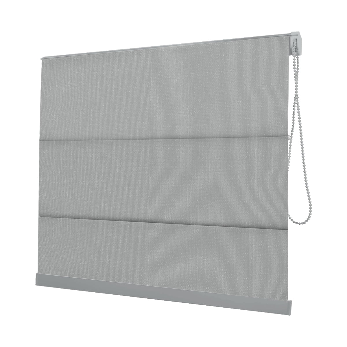 Cortina Romana Cinza Tecido Blackout Coleção Picasso Cor Grey