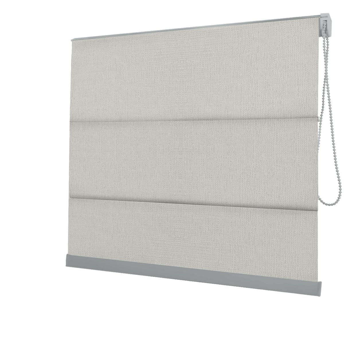 Cortina Romana Cinza Tecido Blackout Coleção TJ5661 Cor Grey