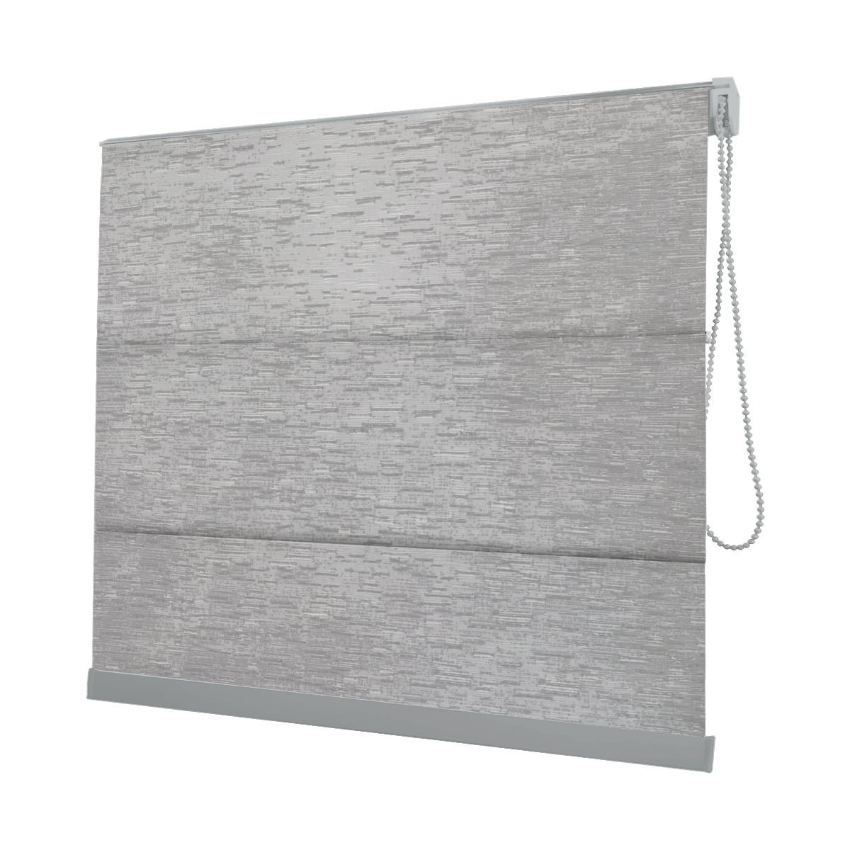 Cortina Romana Cinza Tecido Blackout Coleção Tohu Cor Silver