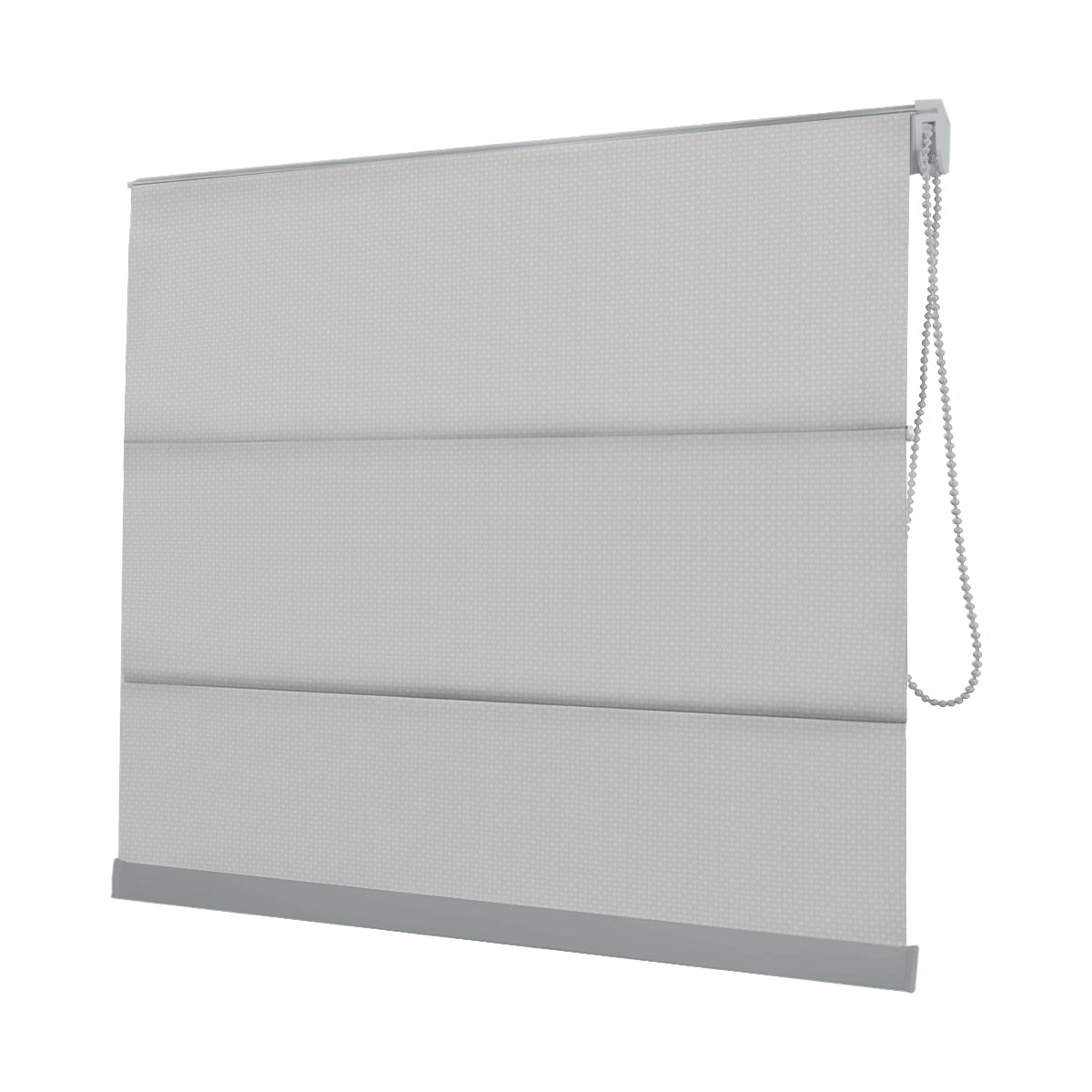Cortina Romana Cinza Tecido Tela Solar Coleção Screen 1% Cor Grey