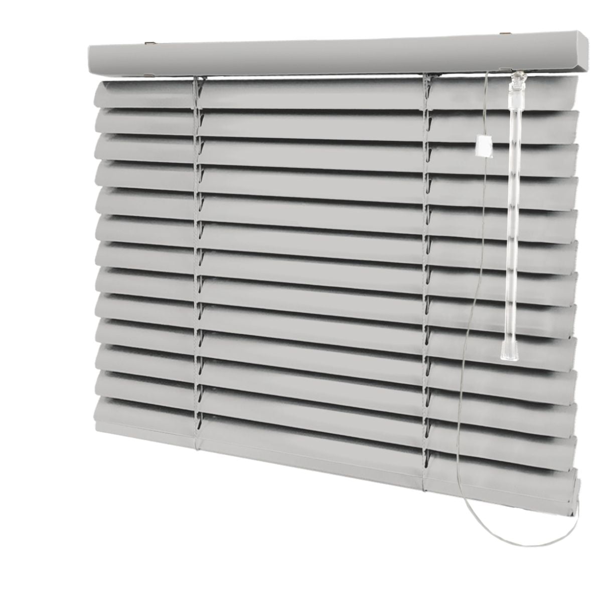 Persiana Horizontal Pvc Cinza Coleção Basic Cor Grey