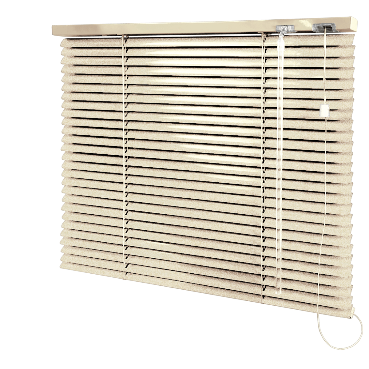 Persiana Horizontal Alumínio Dourado Coleção 25mm Cor 202