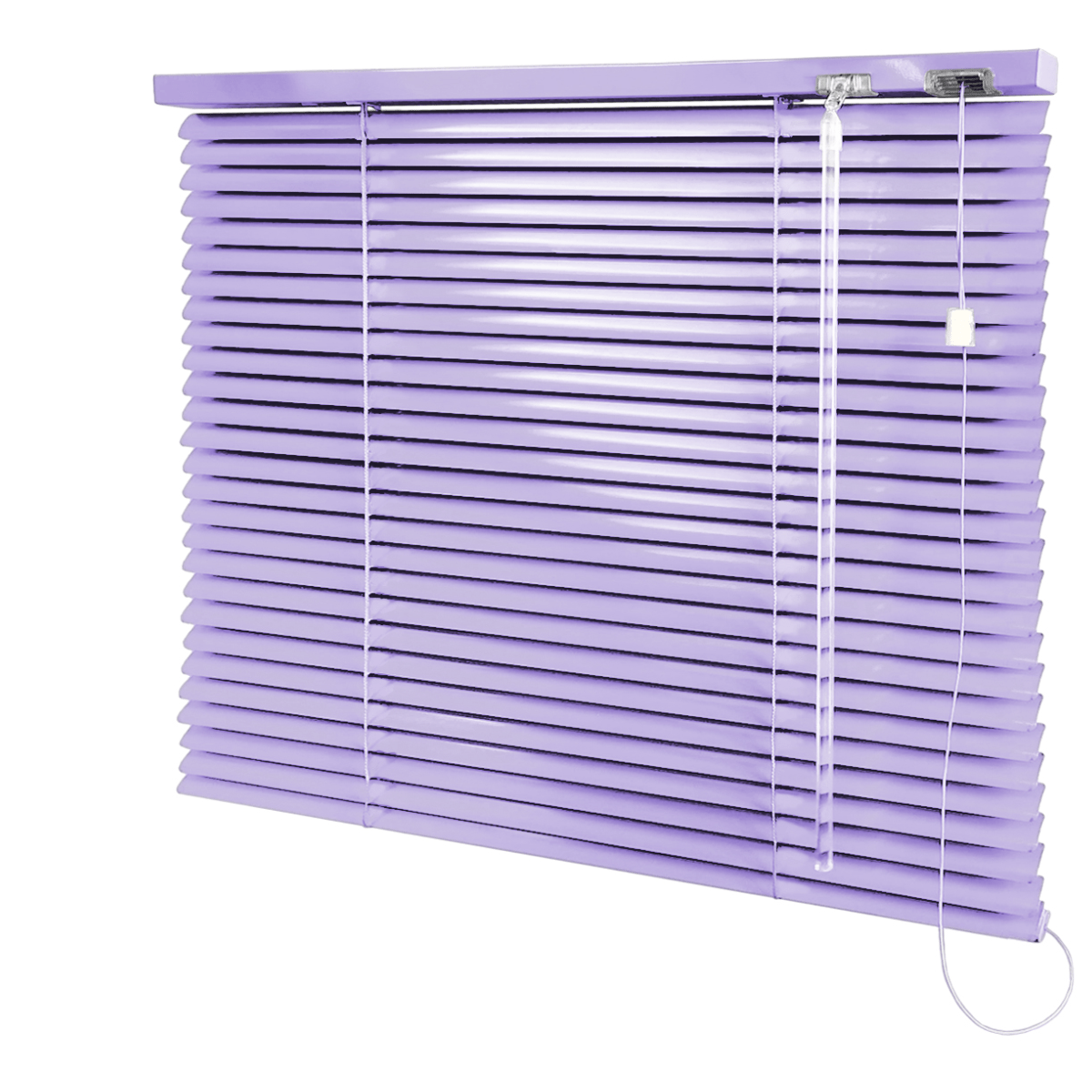 Persiana Horizontal Alumínio Lilás Coleção 25mm Blackout Cor 708