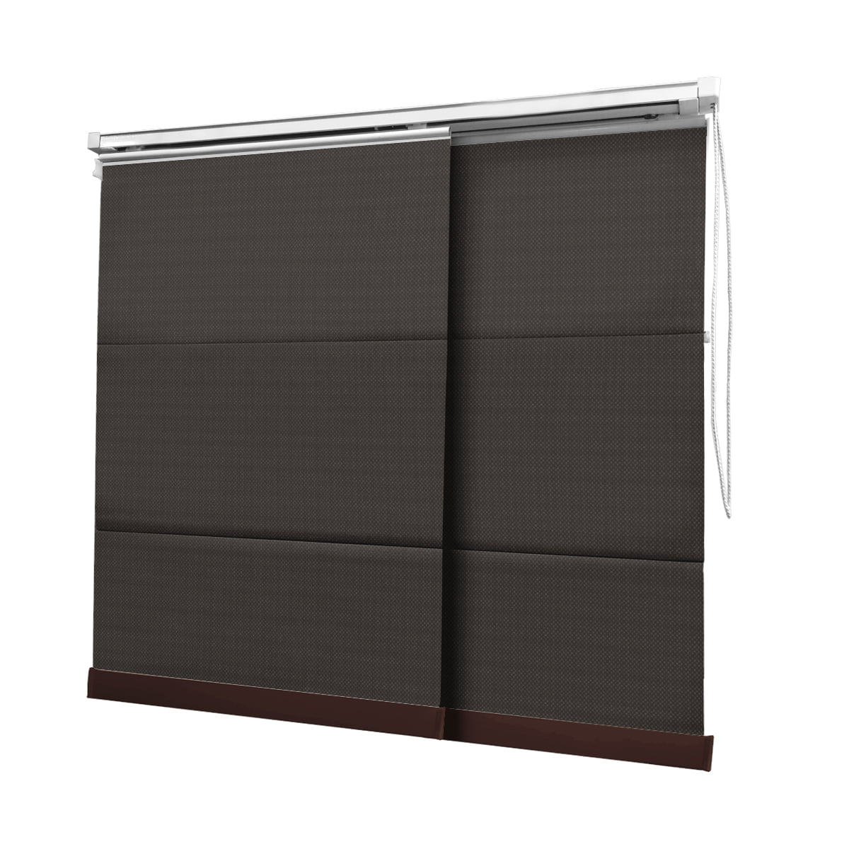 Cortina Painel Bege Tecido Blackout Coleção Denver Cor Brown