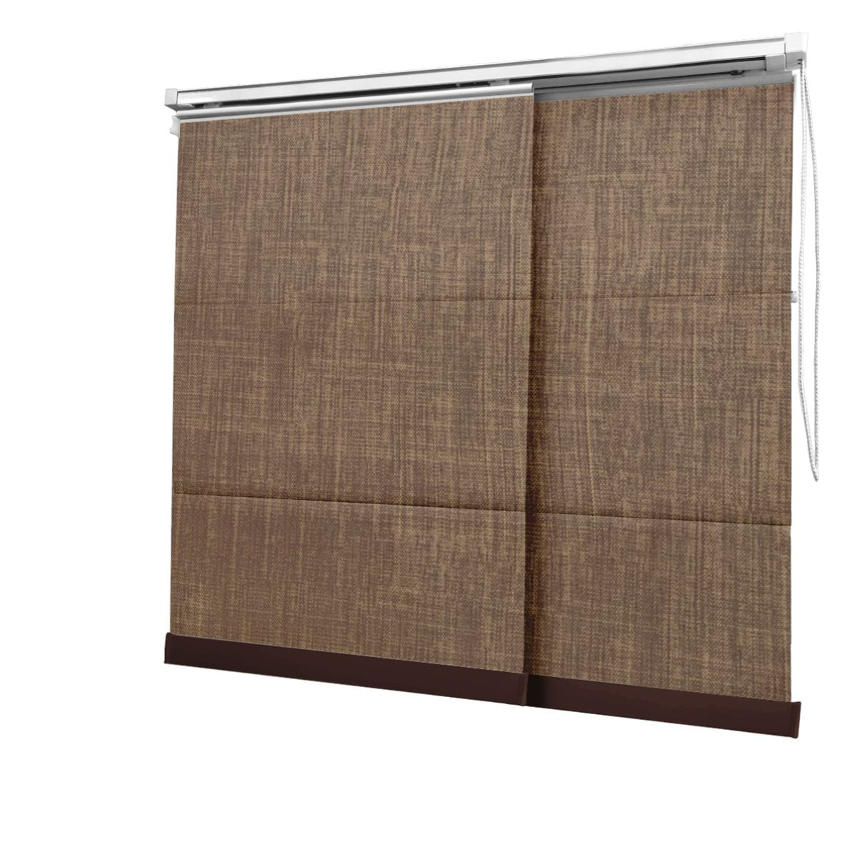 Cortina Painel Marrom Tecido Blackout Coleção Milão Cor Chocolate