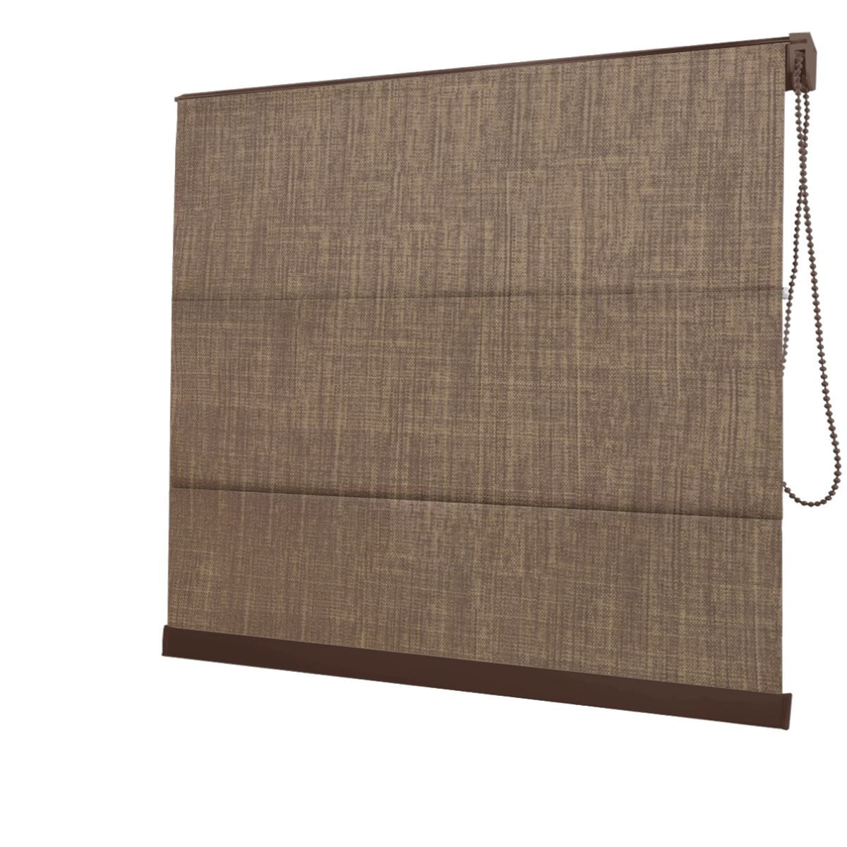 Cortina Romana Marrom Tecido Blackout Coleção Milão Cor Chocolate