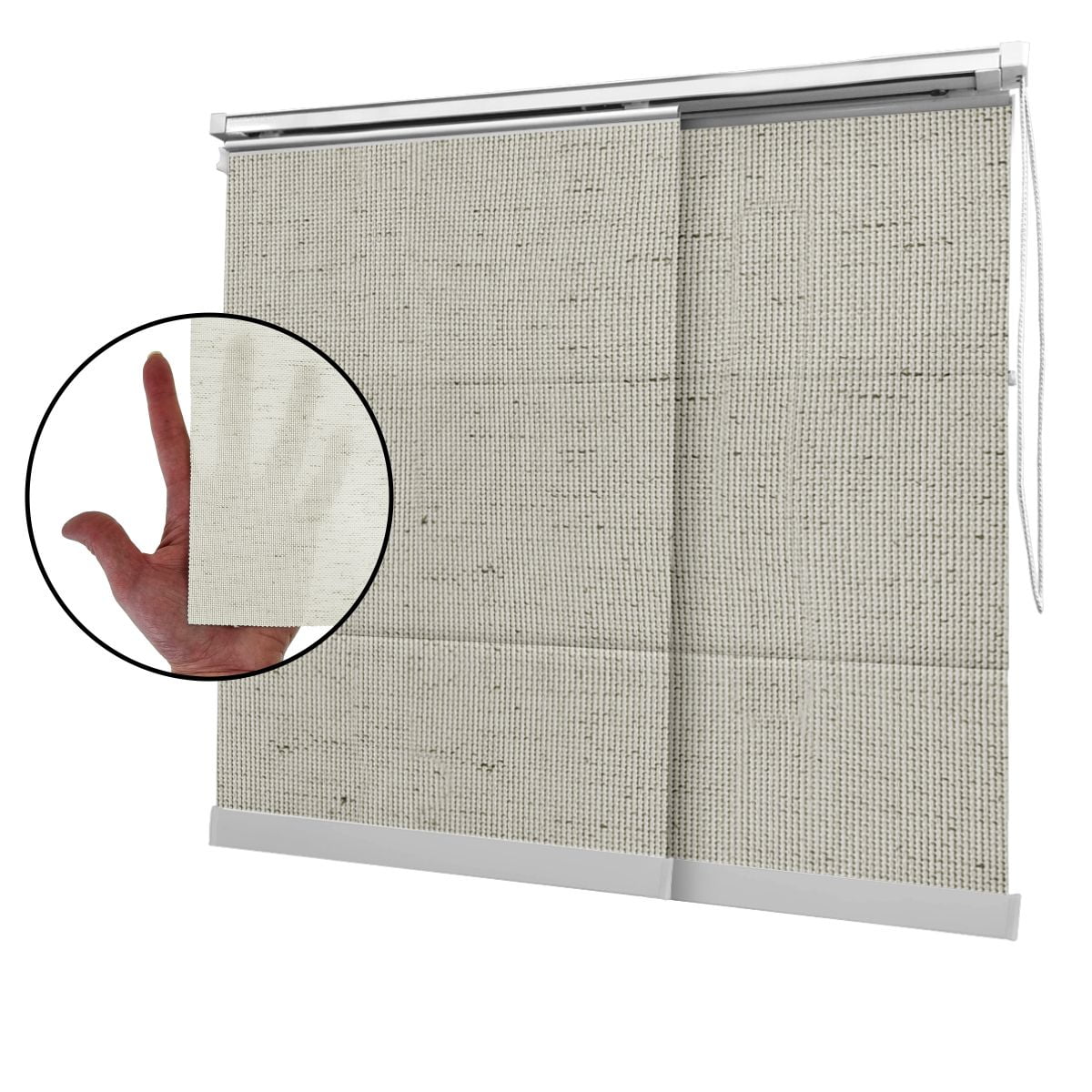 Cortina Painel Natural Tecido Tela Solar Coleção Linho 2035 Cor 2