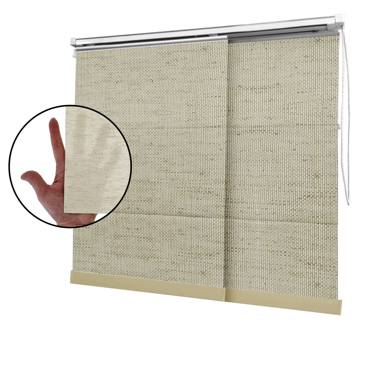 Cortina Painel Natural Tecido Tela Solar Coleção Linho 2035 Cor 3