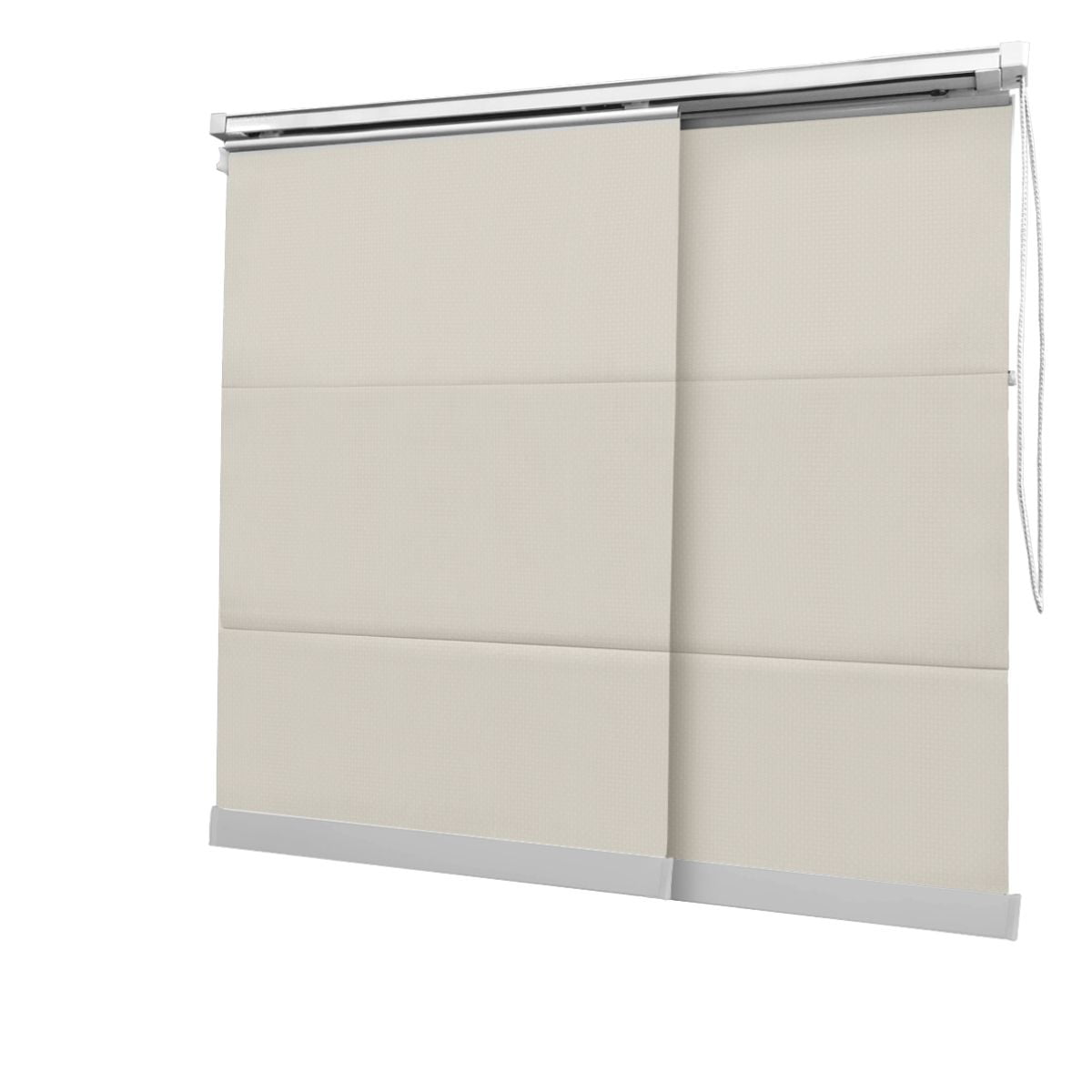 Cortina Painel Off White Tecido Blackout Coleção Pinpoint Cor Off White