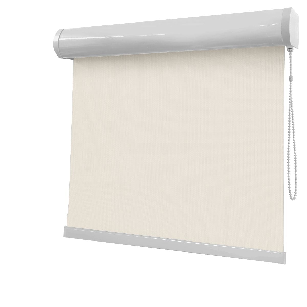 Cortina Rolô Off White Tecido Blackout Coleção Pinpoint Cor Off White