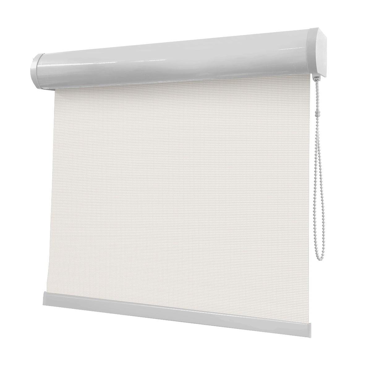 Cortina Rolô Off White Tecido Tela Solar Coleção Screen 3% Cor White