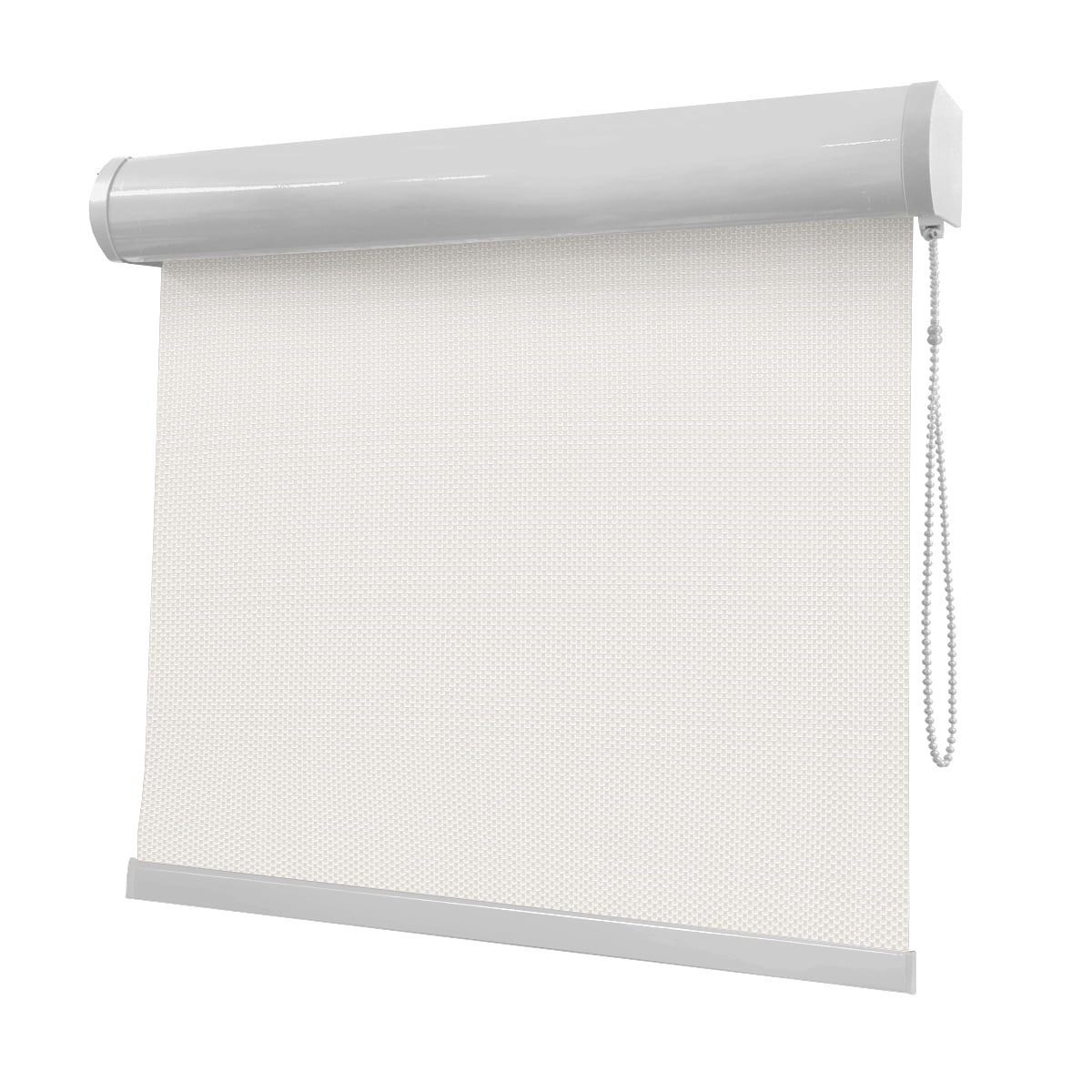 Cortina Rolô Off White Tecido Tela Solar Coleção Screen 5% Cor White